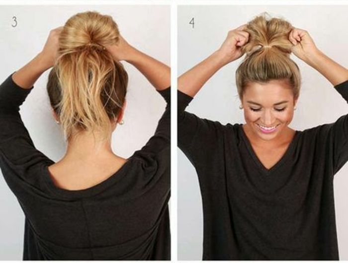 Comment faire un chignon haut rapide ?
