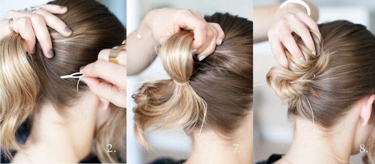 Comment faire un chignon quand on a les cheveux court ?