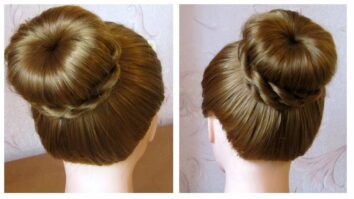 Comment faire un chignon sans pince ?