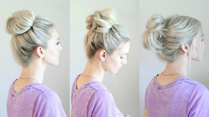 Comment faire un chignon va vite ?