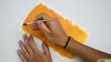 Comment faire un fondu avec de la peinture acrylique ?