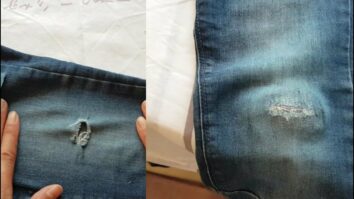 Comment faire un trou dans un jean au genou ?