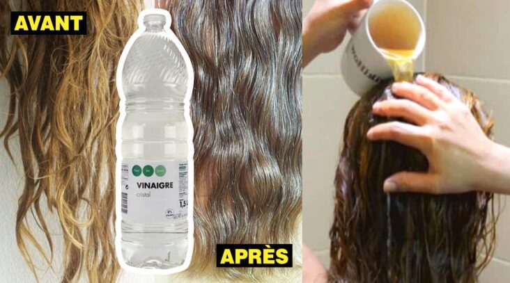 Comment faire un vinaigre de rinçage cheveux ?