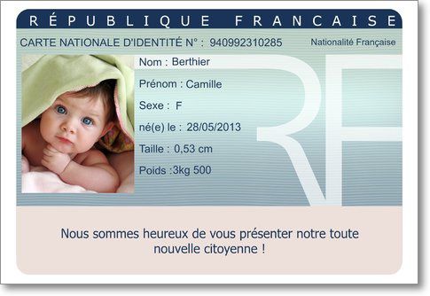 Comment faire une carte d'identité pour un bébé ?