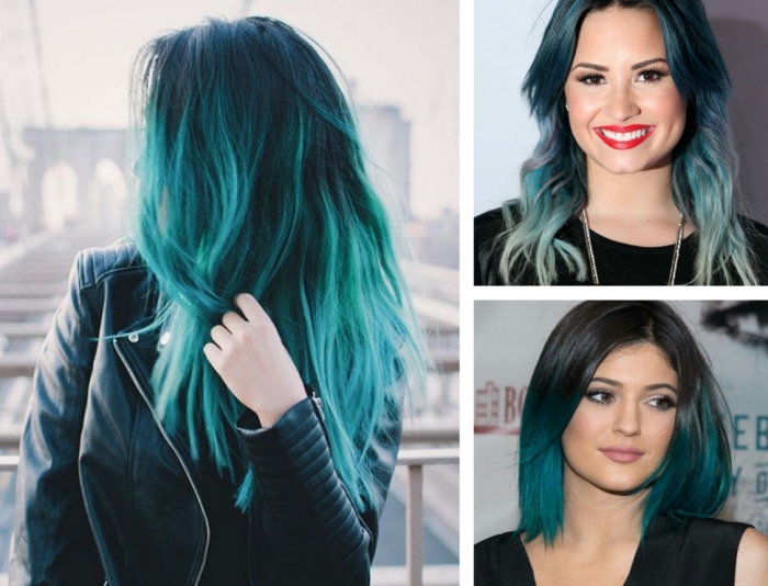 Comment faire une coloration bleu sur cheveux noir ?
