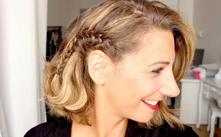 Comment faire une tresse collée sur la tête ?
