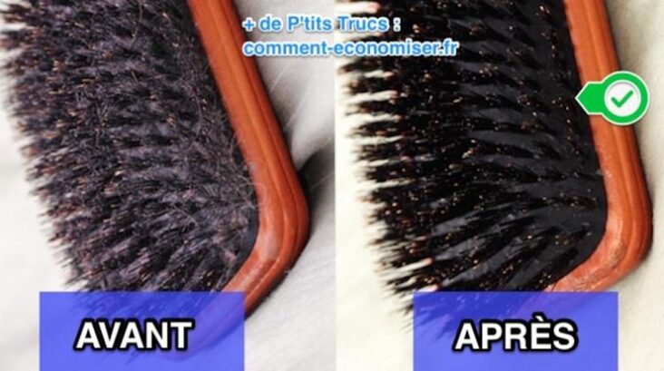 Comment laver une brosse à cheveux ?