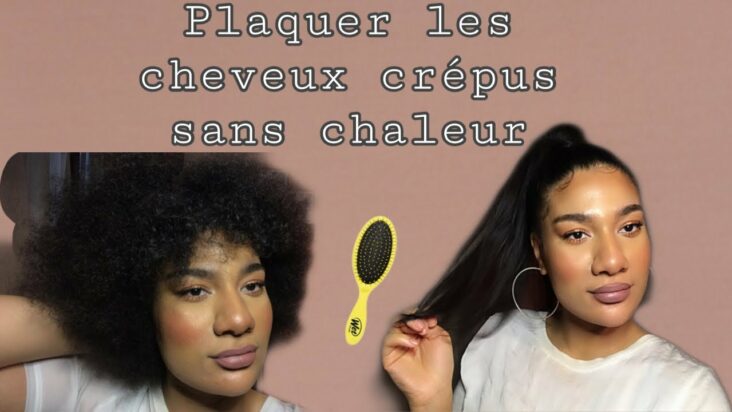 Comment plaquer des cheveux afro sans gel ?