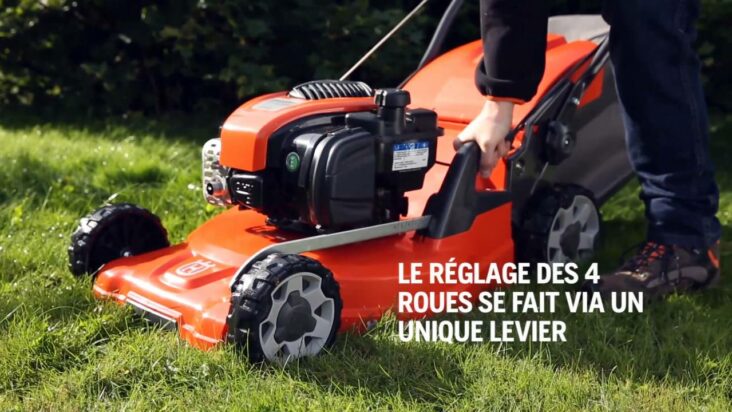 Comment régler la hauteur de coupe d'une tondeuse ?