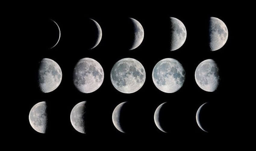 Comment savoir si la lune est croissante ou décroissante