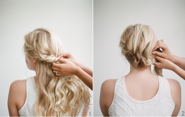 Comment se coiffer pour un mariage cheveux Mi-long ?