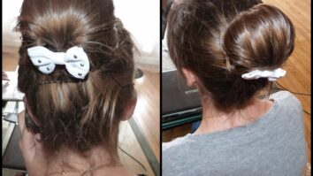 Comment se faire un chignon avec un élastique ?