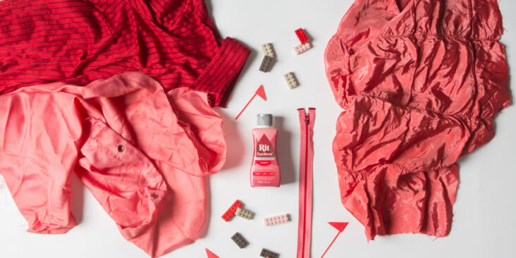 Comment teindre un tissu en rose ?