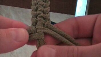 Comment tresser une corde à 2 brins ?