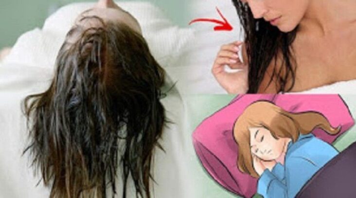 Est-ce bon de dormir les cheveux mouillés ?