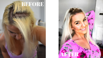 How do I section my hair for shadow root?