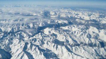 Où y A-t-il de la neige dans les Alpes ?