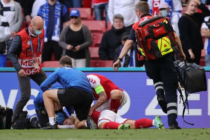 Pourquoi Eriksen arrêt cardiaque ?