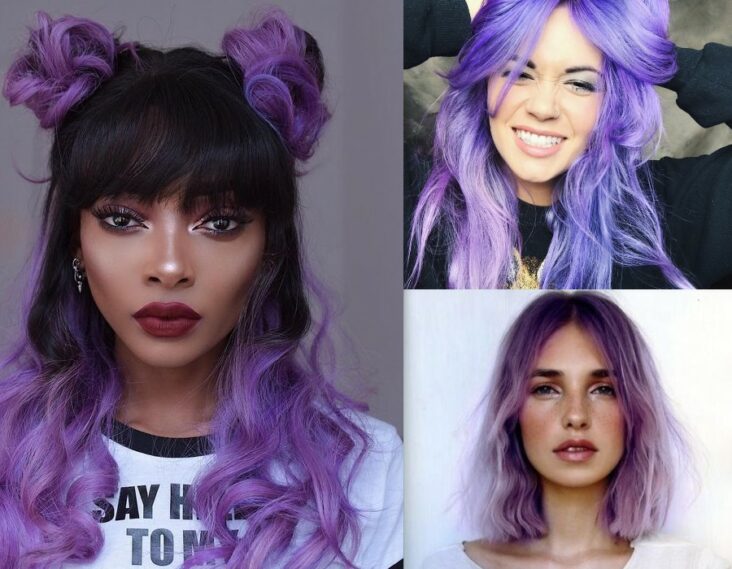 Pourquoi mes cheveux sont devenu violet ?