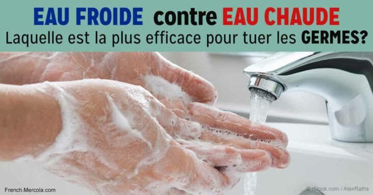 Pourquoi se laver à l'eau froide ?