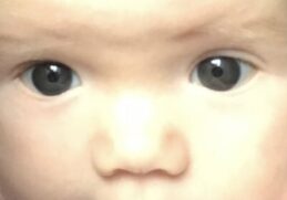 Quand les yeux deviennent verts bébé ?