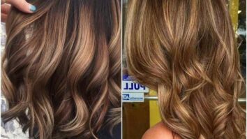 Quel balayage sur châtain foncé ?