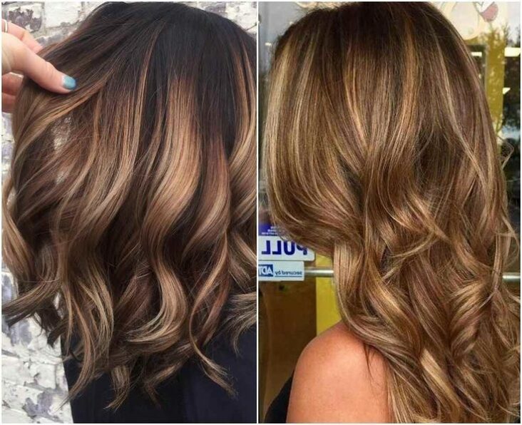 Quel balayage sur châtain foncé ?