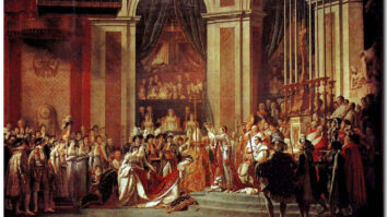 Quel est le nom du peintre du sacre de Napoléon ?