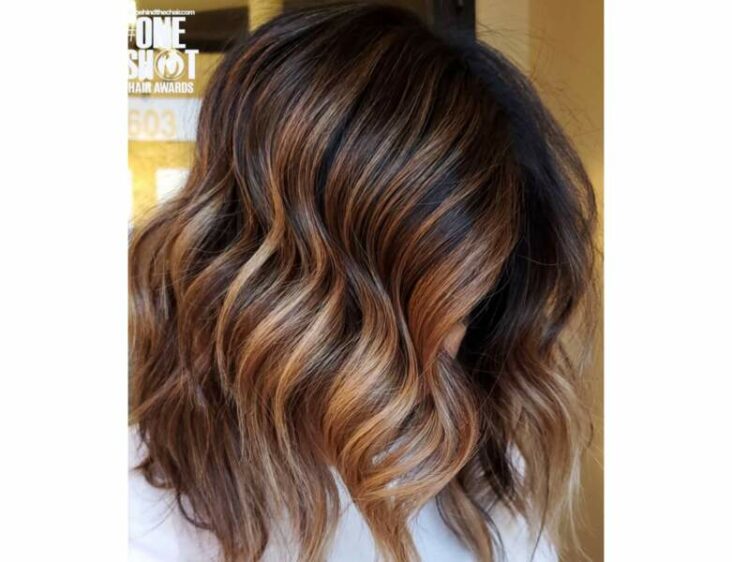 Quel ombré sur cheveux brun ?