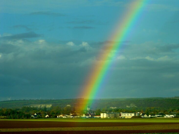 Quelle couleur ne sont pas dans l'arc-en-ciel ?