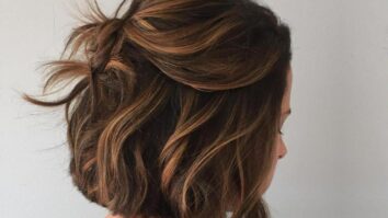 Quelle couleur pour un balayage sur cheveux noir ?