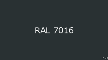 Quelle est la couleur RAL 7016 ?