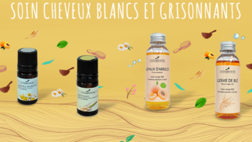 Quelle huile essentielle pour Dejaunir les cheveux blancs ?