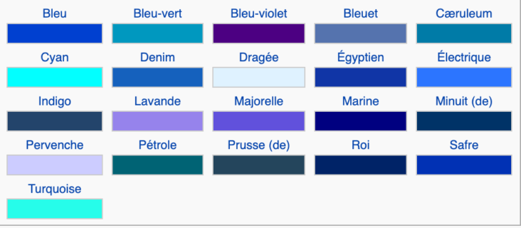 Quelles sont les nuances de marron ?