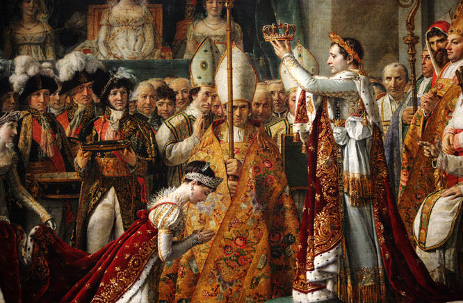 Qui a couronne Napoléon en 1804 ?