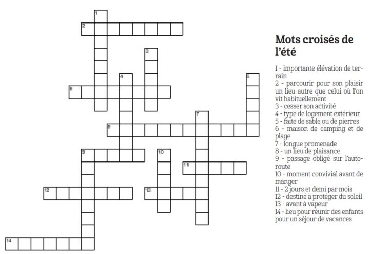 Qui esquive mot croisé ?