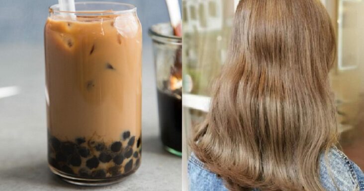 What is milk tea hair?