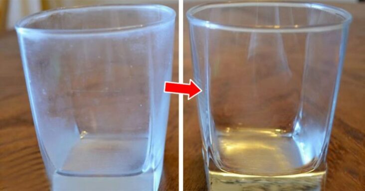 Comment enlever la patine blanche sur les verres ?