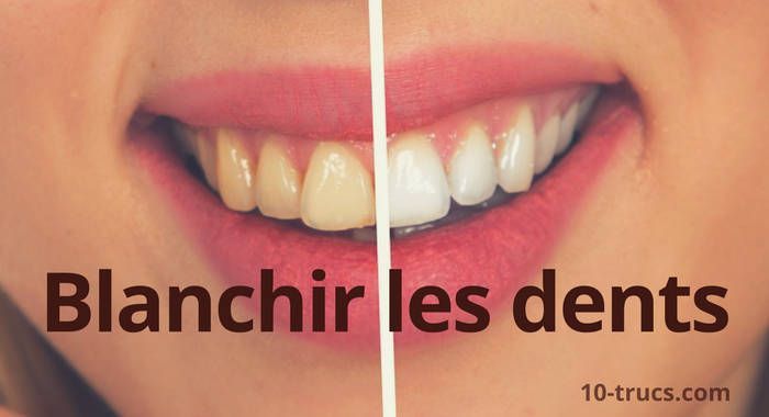 Comment faire pour enlever le jaune des dents ?