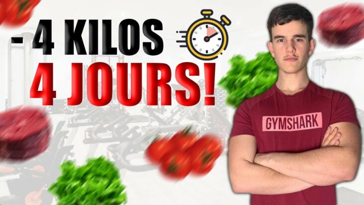 Comment perdre 4 kilos en 4 jours ?