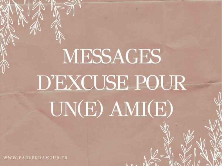 Quel message pour le faire réagir ?
